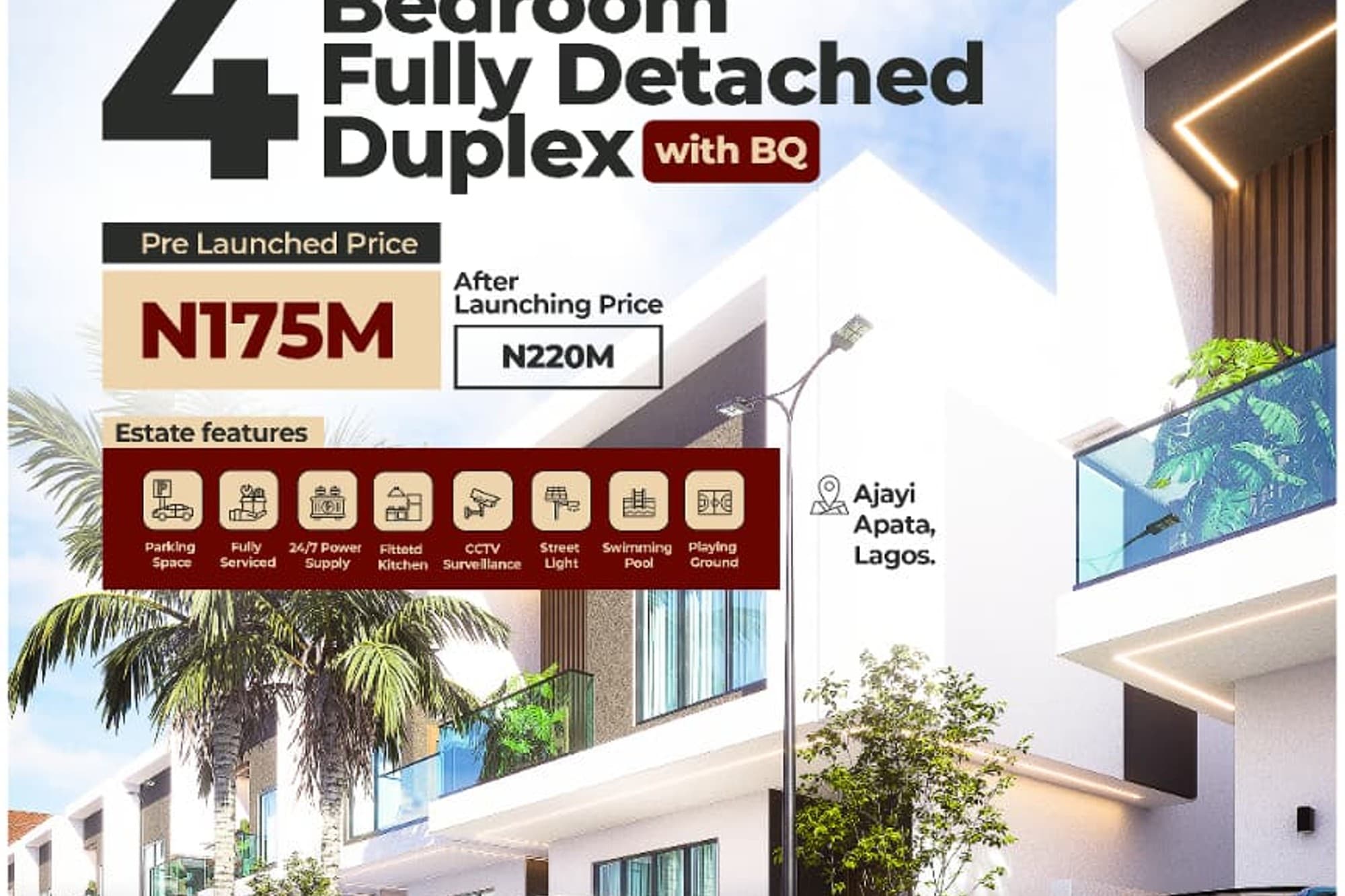 4-bedroom Fully Detached Duplex With Bq – Landview Residence image 1